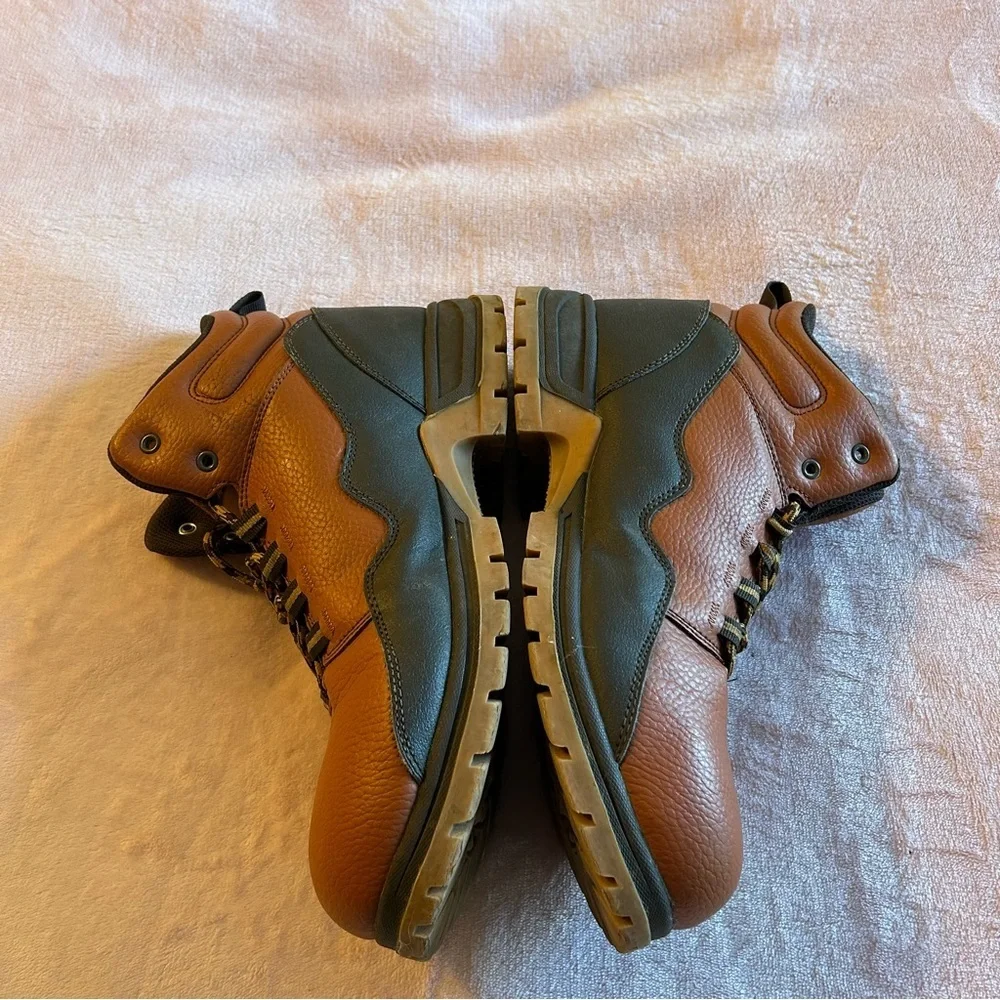 FILA Derail hiking boots brown and black size 10.5 outdoors granola